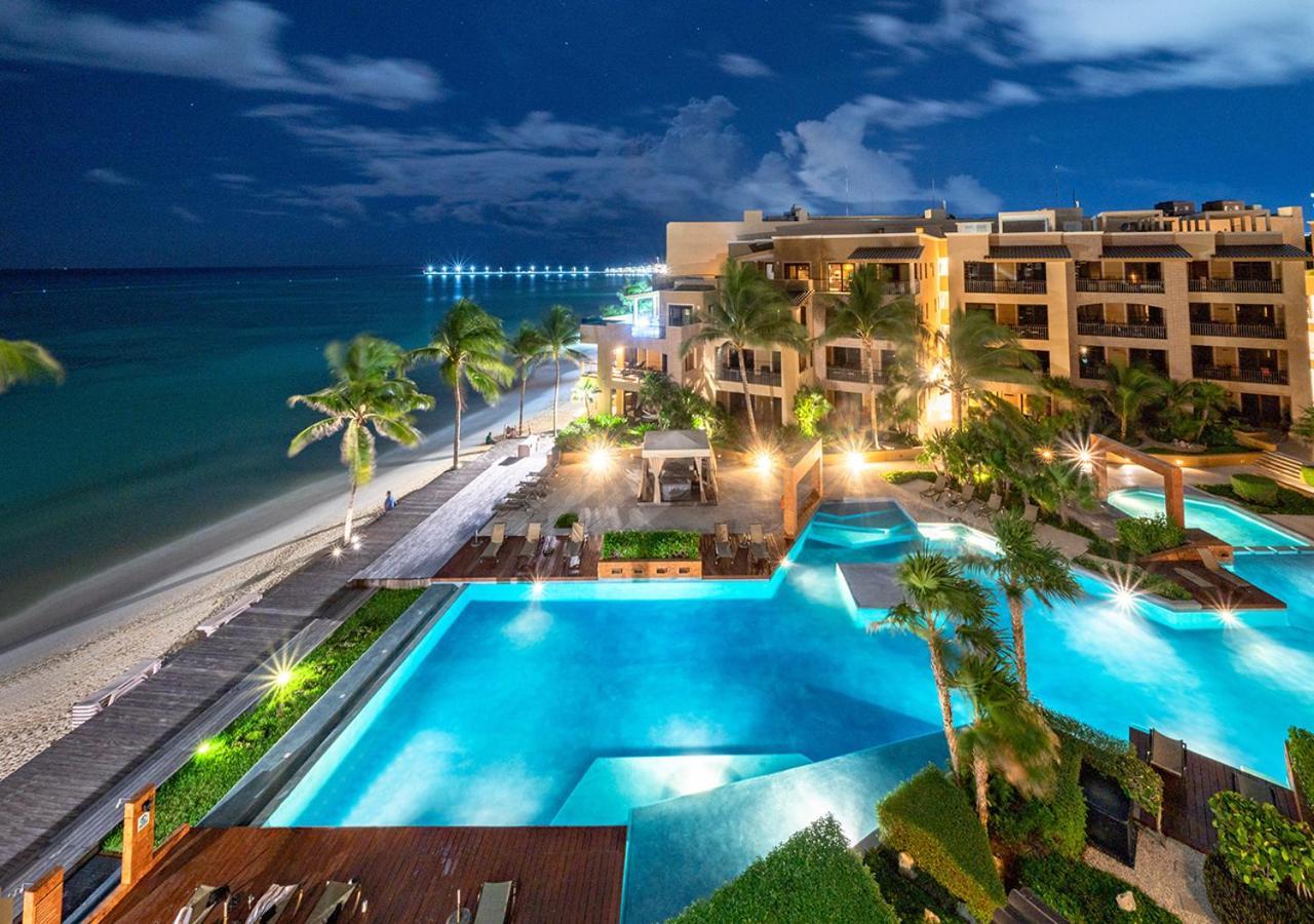 Condo Surf 405 - Luxury Oceanview Beachfront 3 Bedroom With Gym - At El Faro Condos 신데 델 카르멘 외부 사진