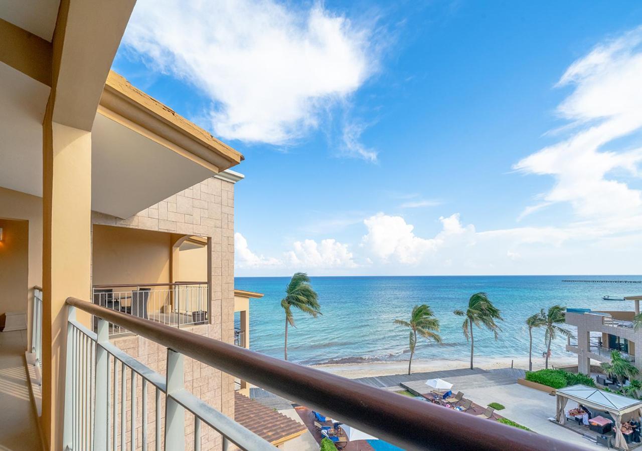 Condo Surf 405 - Luxury Oceanview Beachfront 3 Bedroom With Gym - At El Faro Condos 신데 델 카르멘 외부 사진
