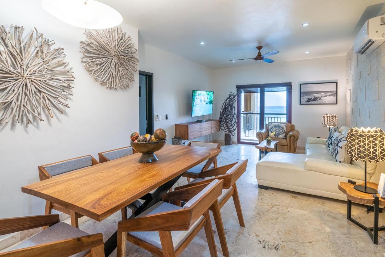 Condo Surf 405 - Luxury Oceanview Beachfront 3 Bedroom With Gym - At El Faro Condos 신데 델 카르멘 외부 사진