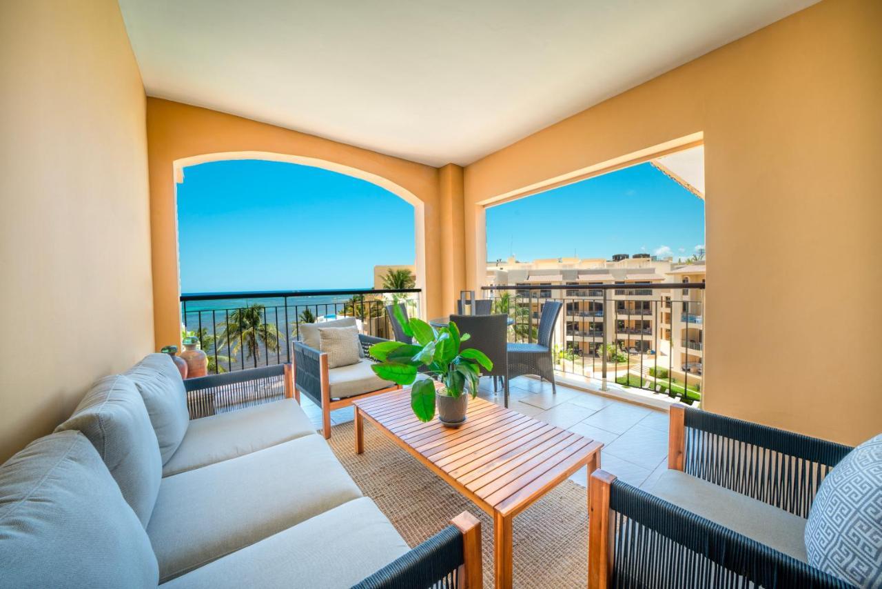 Condo Surf 405 - Luxury Oceanview Beachfront 3 Bedroom With Gym - At El Faro Condos 신데 델 카르멘 외부 사진